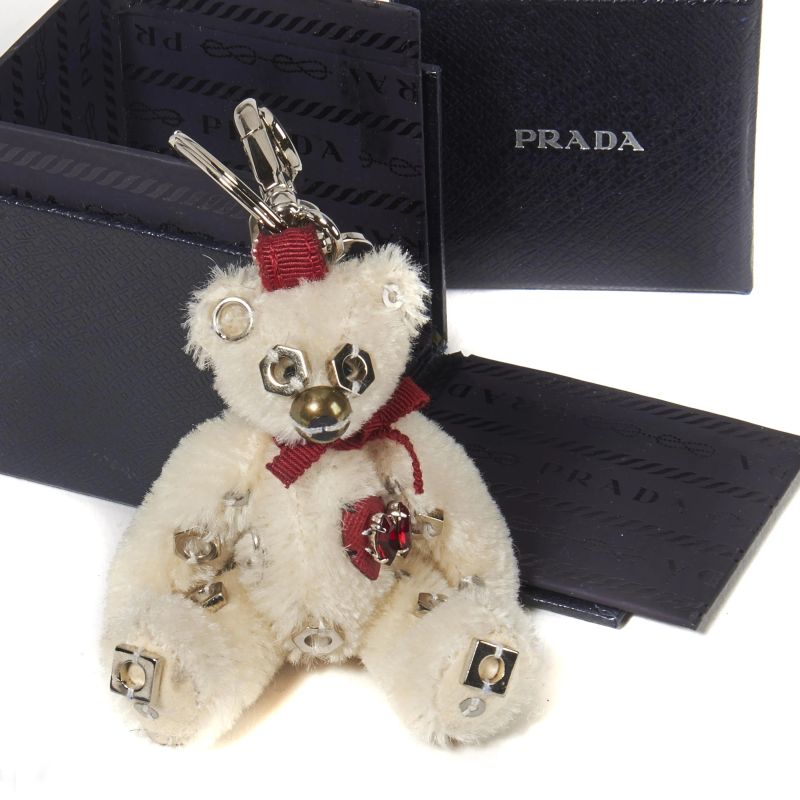 PRADA CHARM ORSETTO ACHILLE  - Asta VINTAGE: BORSE E ACCESSORI DI HERMES, LOUIS VUITTON E ALTRE GRANDI MAISON - Pandolfini Casa d'Aste
