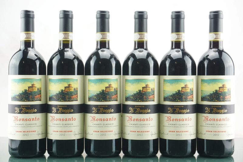 Chianti Classico Il Poggio Castello di Monsanto 2017  - Auction Smart Wine 2.0 | Christmas Edition - Pandolfini Casa d'Aste