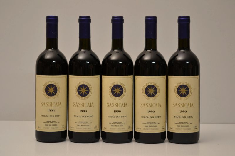 Sassicaia Tenuta San Guido 1990  - Auction An Extraordinary Selection of Finest Wines from Italian Cellars - Pandolfini Casa d'Aste