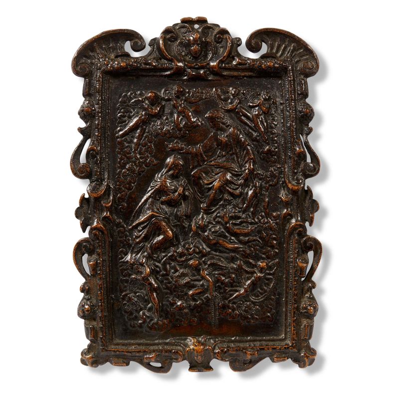 Bottega di Alessandro Vittoria, fine secolo XVI  - Asta PLACCHETTE, MEDAGLIE E BRONZETTI DALLA COLLEZIONE DI MARIO SCAGLIA E ALTRE PROVENIENZE - Pandolfini Casa d'Aste
