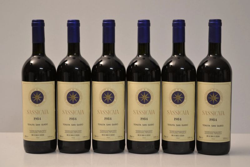 Sassicaia Tenuta San Guido 1984  - Auction the excellence of italian and international wines from selected cellars - Pandolfini Casa d'Aste