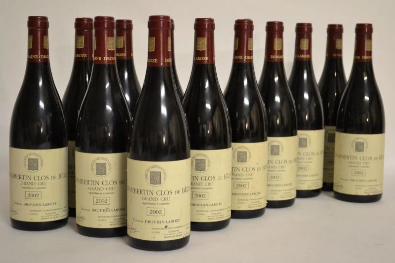 Chambertin Clos de Beze Domaine Drouhin-Laroze 2002  - Auction The passion of a life. A selection of fine wines from the Cellar of the Marcucci. - Pandolfini Casa d'Aste
