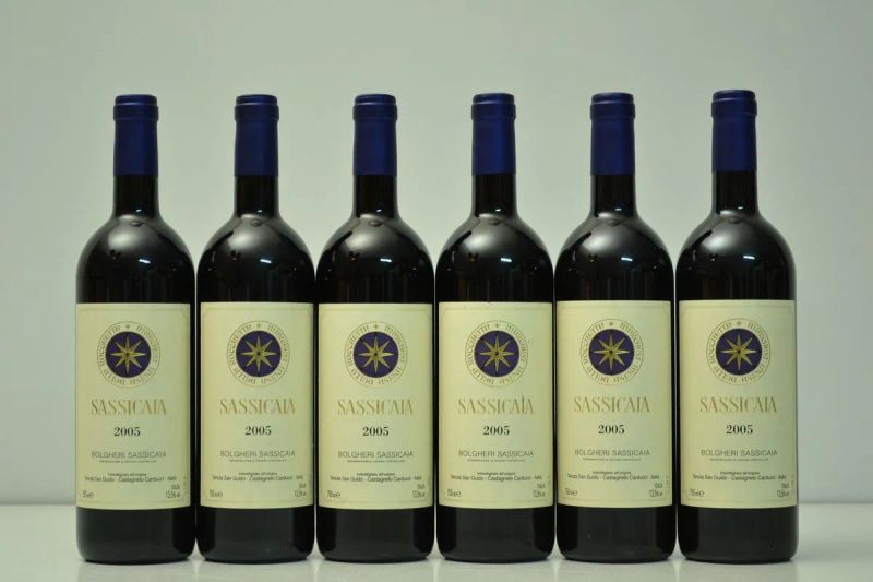 Sassicaia Tenuta San Guido 2005  - Auction FINE WINES FROM IMPORTANT ITALIAN CELLARS - Pandolfini Casa d'Aste