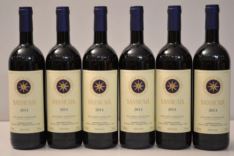 Sassicaia Tenuta San Guido 2014  - Auction the excellence of italian and international wines from selected cellars - Pandolfini Casa d'Aste