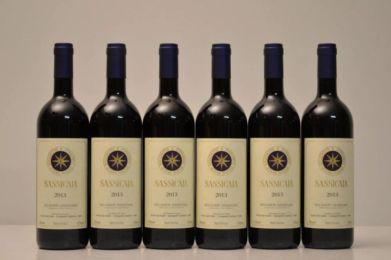 Sassicaia Tenuta San Guido 2013  - Asta VINI PREGIATI DA IMPORTANTI CANTINE ITALIANE - Pandolfini Casa d'Aste