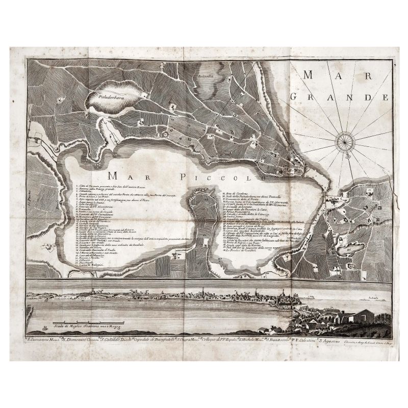 D'Aquino, Tommaso Niccolò. Delle delizie tarantine. Napoli, Raimondi, 1771.  - Asta LIBRI, MANOSCRITTI, AUTOGRAFI E STAMPE - Pandolfini Casa d'Aste