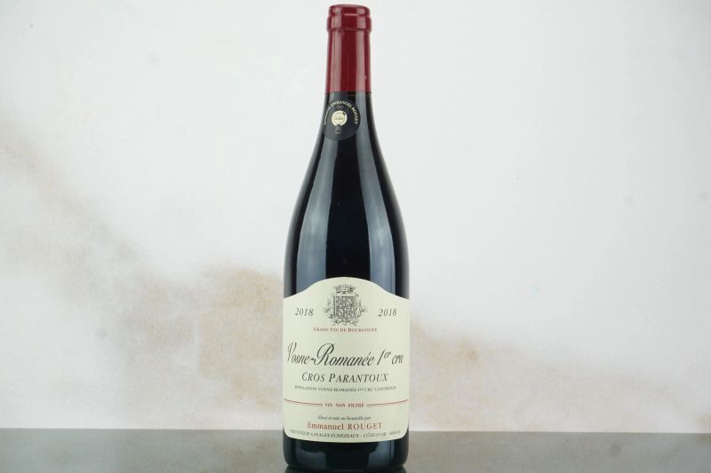 Vosne-Roman&eacute;e Cros Parantoux Domaine Emmanuel Rouget 2018  - Auction LA RAFFINATEZZA DELLA COMPLESSITA' - Fine and Rare Wine - Pandolfini Casa d'Aste
