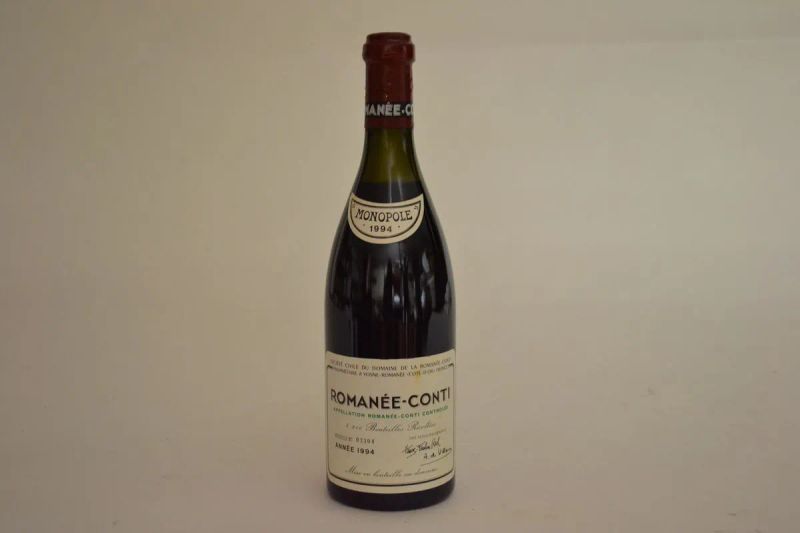 Romanee-Conti Domaine de la Romanee-Conti 1994  - Auction Fine Wines  - Pandolfini Casa d'Aste