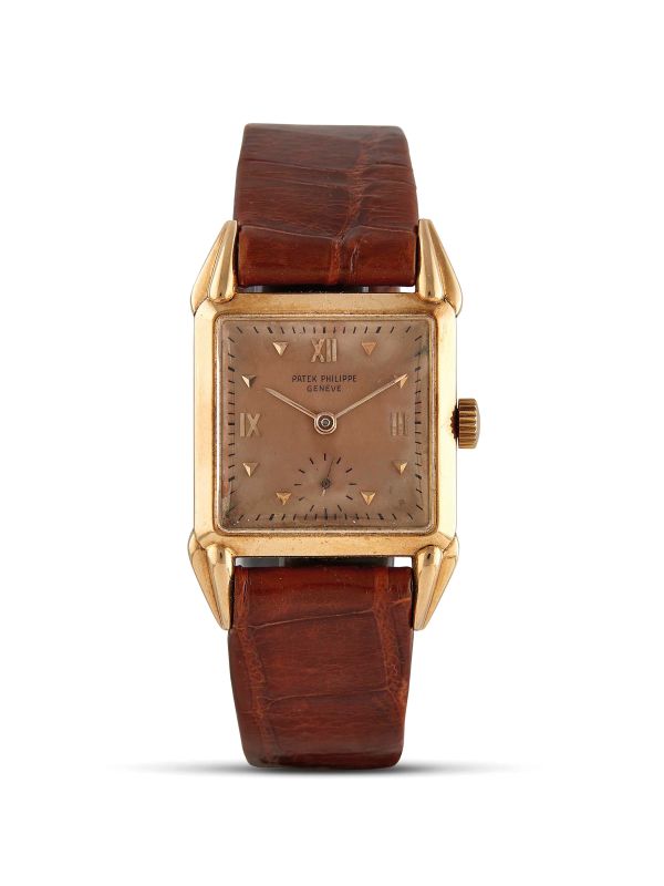 PATEK PHILIPPE &ldquo;CIOCCOLATINO&rdquo; REF. 2411 N. 5110XX  - Auction Fine watches - Pandolfini Casa d'Aste