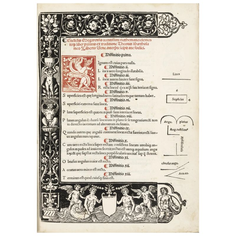 Pregevole ed assai rara edizione di una celebre opera matemetica   - Asta LIBRI, MANOSCRITTI E AUTOGRAFI - Pandolfini Casa d'Aste