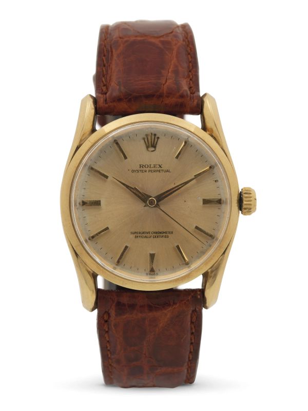 ROLEX IN ORO GIALLO 18KT, REF. 6085, MOD. BOMBAY  - Auction FINE WATCHES - Pandolfini Casa d'Aste