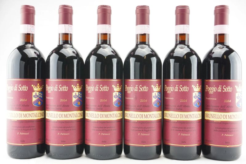 Brunello di Montalcino Poggio di Sotto 2004  - Auction THE SIGNIFICANCE OF PASSION - Fine and Rare Wine - Pandolfini Casa d'Aste