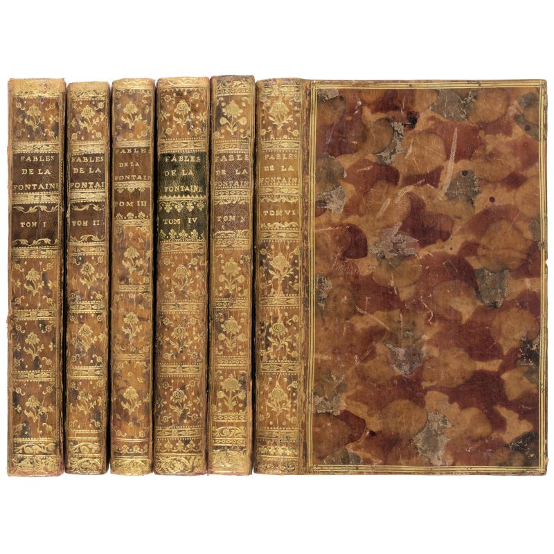 La Fontaine, Jean. Fables choisies mises en vers. Parigi, Chez l'Auteur, 1765-75.  - Asta LIBRI, MANOSCRITTI, AUTOGRAFI E STAMPE - Pandolfini Casa d'Aste