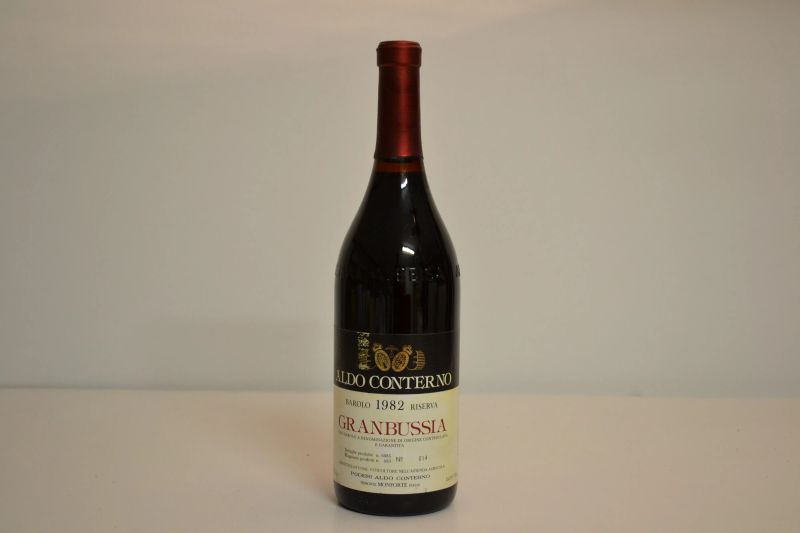 Barolo Riserva Granbussia Aldo Conterno 1982  - Auction A Prestigious Selection of Wines and Spirits from Private Collections - Pandolfini Casa d'Aste