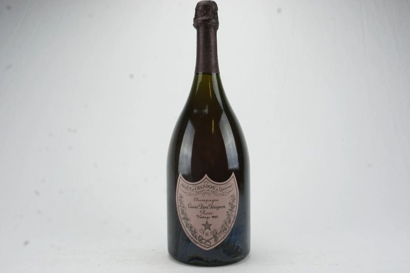      Dom Perignon Ros&egrave; 1990   - Asta L'Arte del Collezionare - Vini italiani e francesi da cantine selezionate - Pandolfini Casa d'Aste