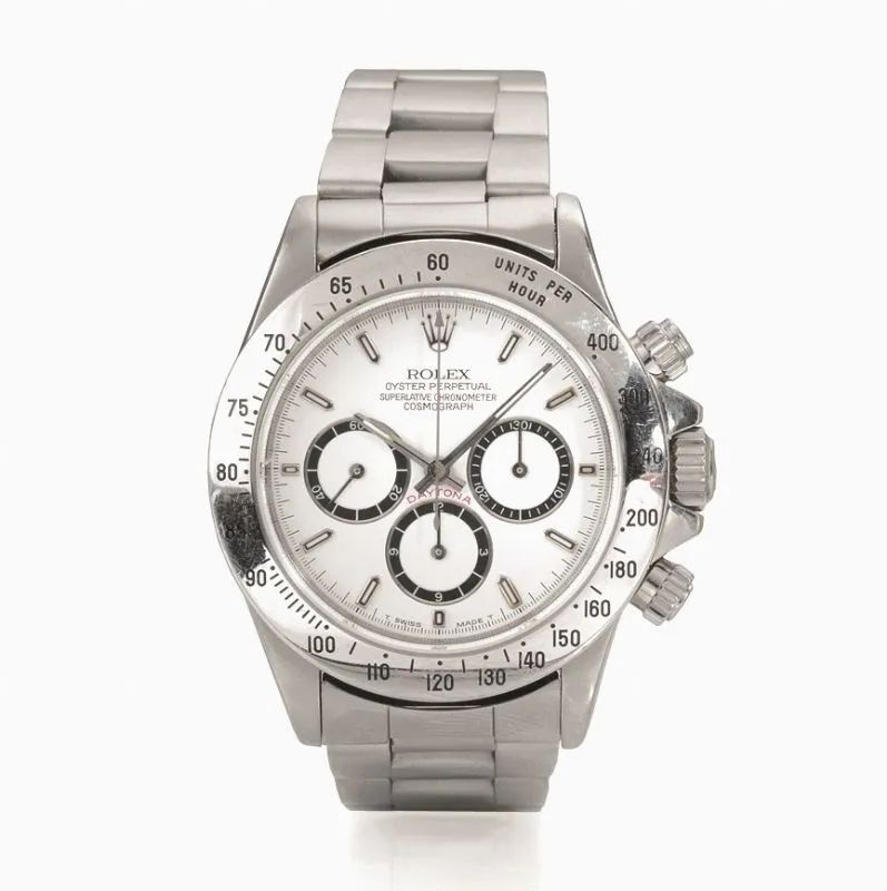 Orologio da polso Rolex Oyster Perpetual Superlative Chronometer Officially Certified Cosmograph Daytona, Ref. 16520, cassa n. L335735, in acciaio, 1990 circa  - Auction Important Jewels and Watches - I - Pandolfini Casa d'Aste