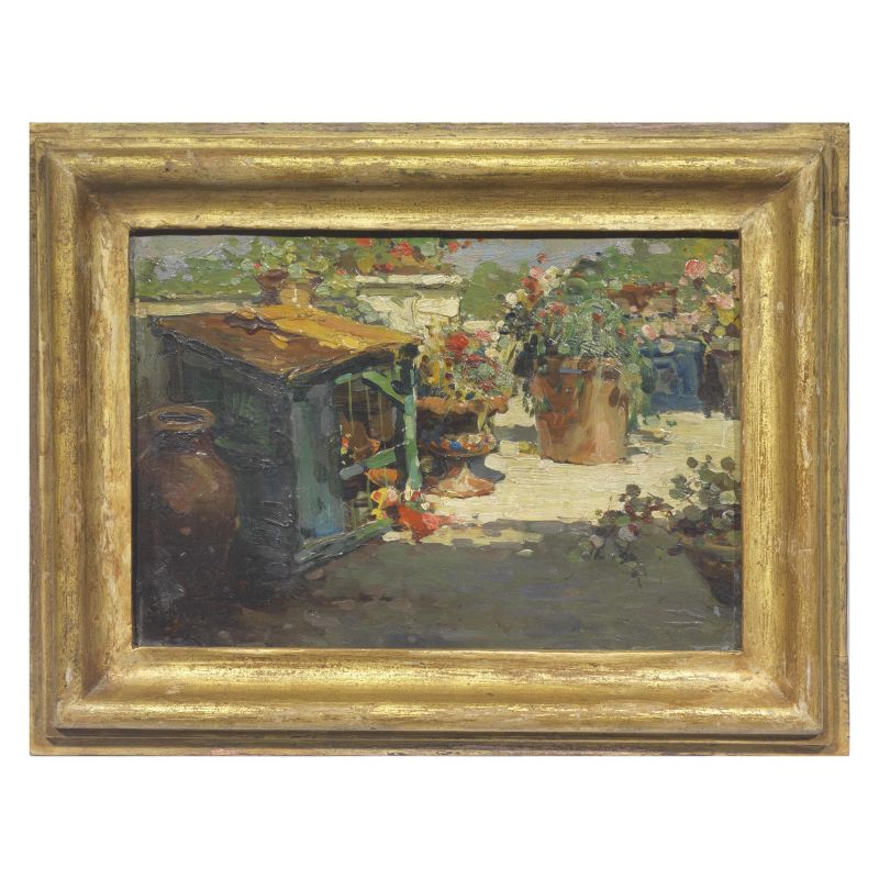 Neapolitan school, early 20th century  - Auction TIMED AUCTION | 19TH AND 20TH CENTURY PAINTINGS AND SCULPTURES - Pandolfini Casa d'Aste