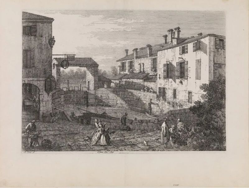 Canal, Giovanni Antonio detto Canaletto  - Asta Disegni e stampe dal XVI al XX secolo - Libri e Autografi - Pandolfini Casa d'Aste