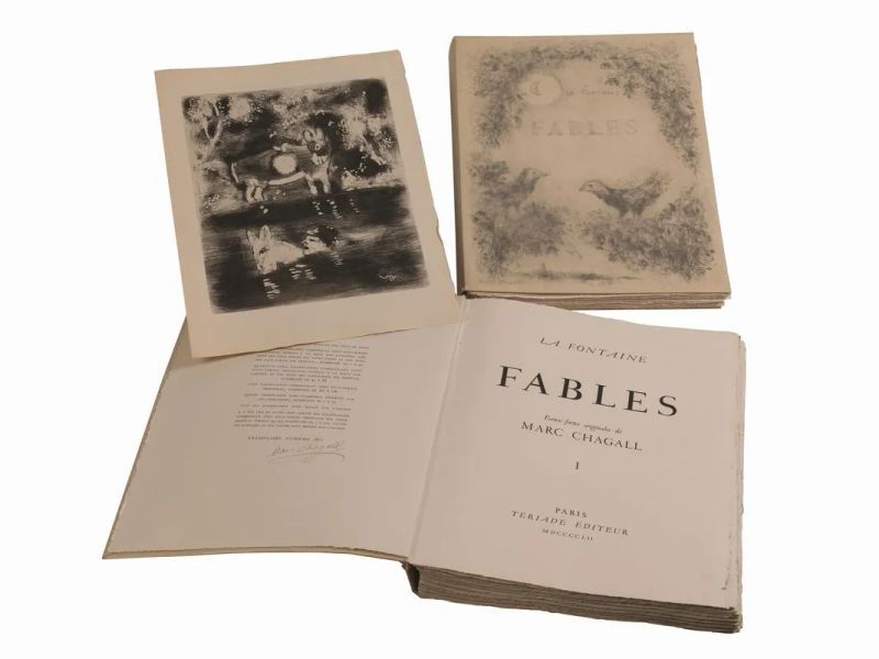 (Edizioni di pregio  Illustrati 900) CHAGALL, Marc  LA FONTAINE. Fables.    - Auction Books, manuscripts and autographs - Pandolfini Casa d'Aste