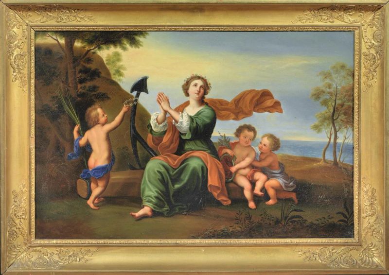 French school, 18th century  - Auction TIMED AUCTION | OLD MASTER PAINTINGS - Pandolfini Casa d'Aste