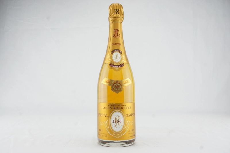 Cristal Louis Roederer 1996  - Auction THE SIGNIFICANCE OF PASSION - Fine and Rare Wine - Pandolfini Casa d'Aste