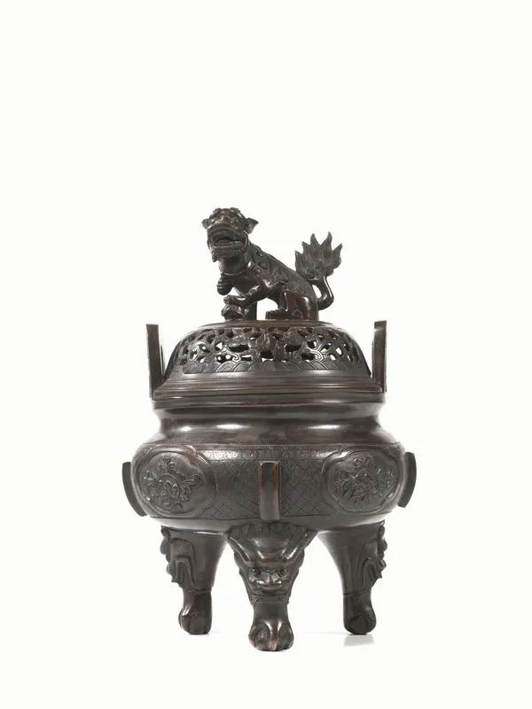 INCENSIERE IN BRONZO, CINA, DINASTIA QING, SEC. XIX  - Auction Asian Art - Pandolfini Casa d'Aste