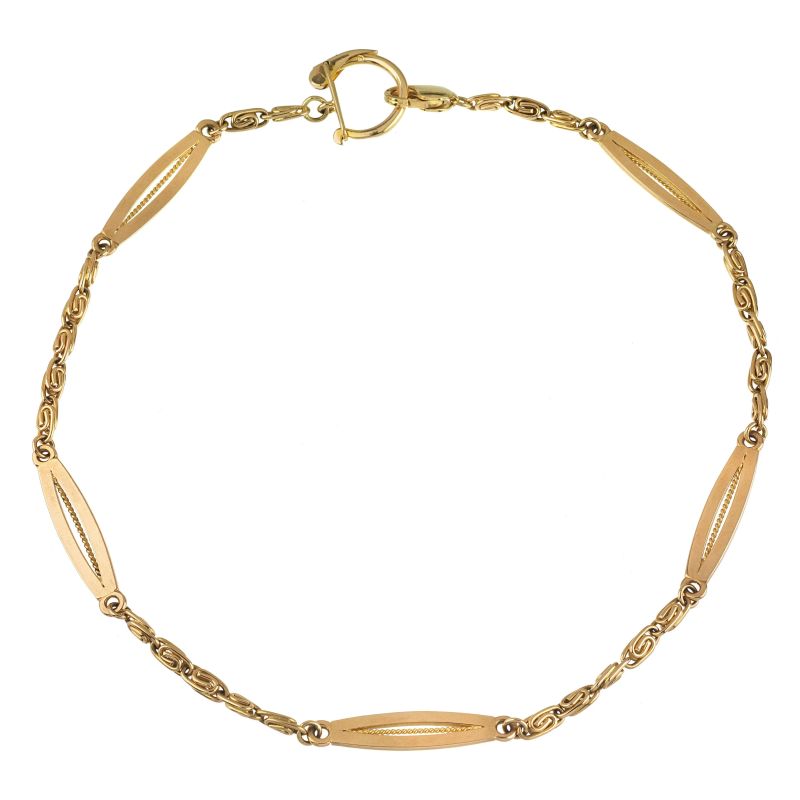 WATCH CHAIN IN 18KT YELLOW GOLD  - Auction JEWELS - Pandolfini Casa d'Aste