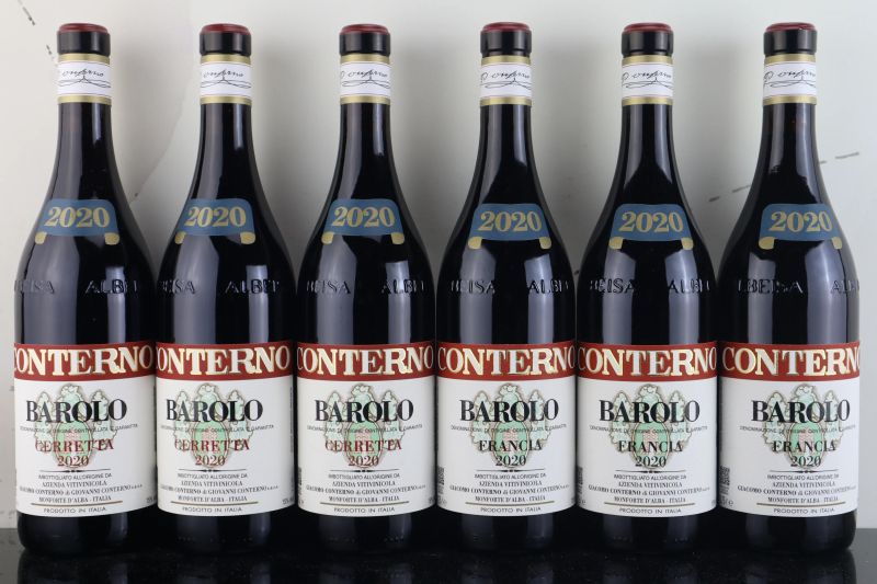



Selezione Barolo Giacomo Conterno 2020  - Auction FORMA - Fine and Rare Wine - Pandolfini Casa d'Aste