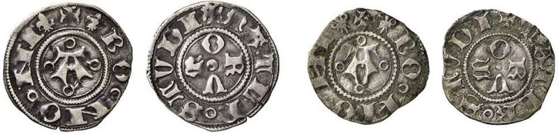 MONETE AUTONOME (1380 - 1450), 2 BOLOGNINI GROSSI  - Auction Collectible coins and medals. From the Middle Ages to the 20th century. - Pandolfini Casa d'Aste
