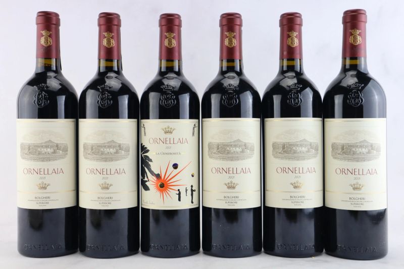 Ornellaia 2021  - Auction MATERIA - Fine and Rare Wine - Pandolfini Casa d'Aste