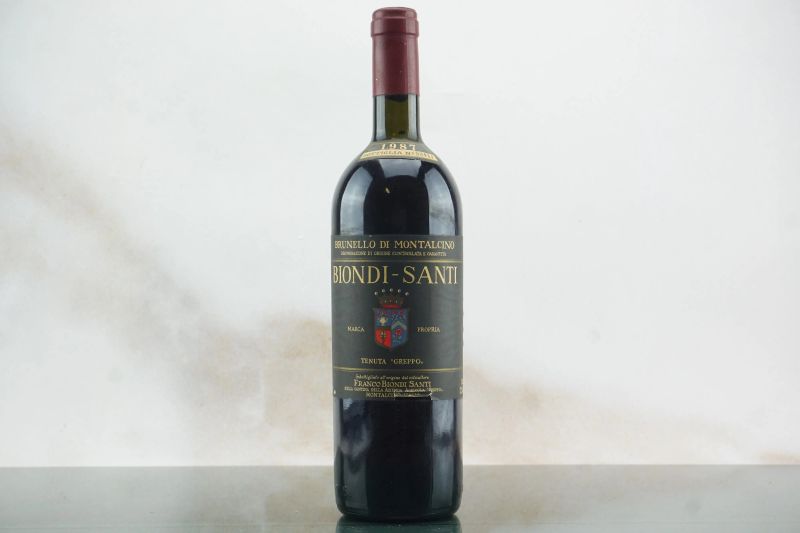 Brunello di Montalcino Biondi Santi 1987  - Asta Smart Wine 2.0 | Christmas Edition - Pandolfini Casa d'Aste
