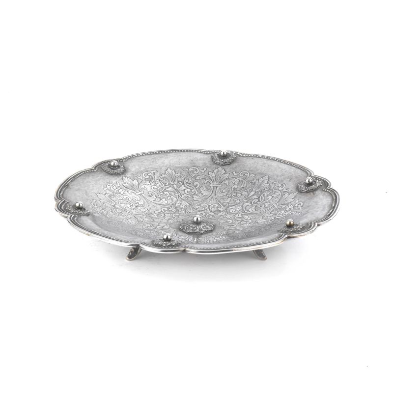 A SILVER STAND, 20TH CENTURY  - Auction ITALIAN AND EUROPEAN SILVER - Pandolfini Casa d'Aste