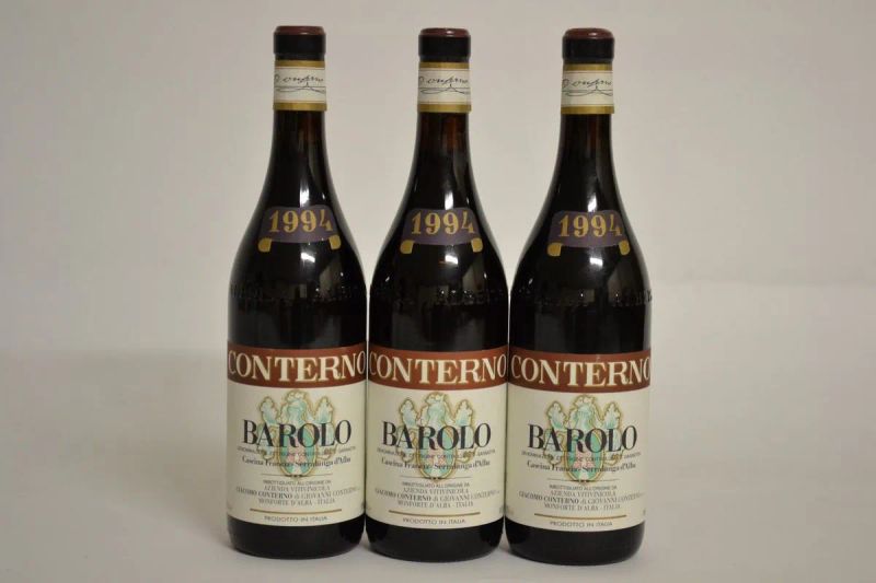 Barolo Cascina Francia Giacomo Conterno 1994  - Auction PANDOLFINI FOR EXPO 2015: Finest and rarest wines - Pandolfini Casa d'Aste