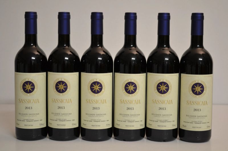 Sassicaia Tenuta San Guido 2013  - Asta Una Prestigiosa Selezione di Vini e Distillati da Collezioni Private - Pandolfini Casa d'Aste