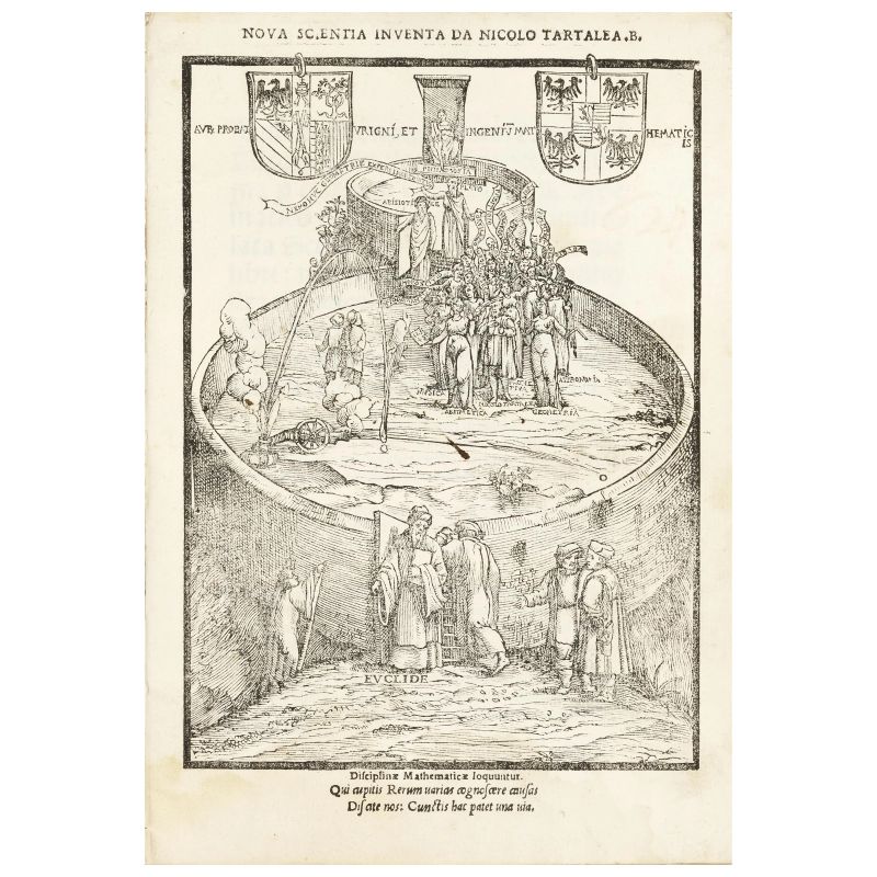 First edition of the first published work by the great  mathematician and engineer   - Auction BOOKS, MANUSCRIPTS AND AUTOGRAPHS - Pandolfini Casa d'Aste