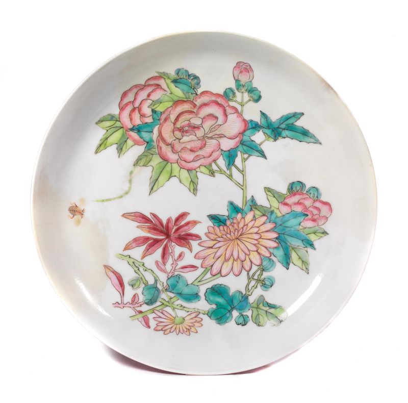      PIATTO, CINA, DINASTIA QING, SEC. XVIII   - Auction ONLINE AUCTION | Asian Art - Pandolfini Casa d'Aste