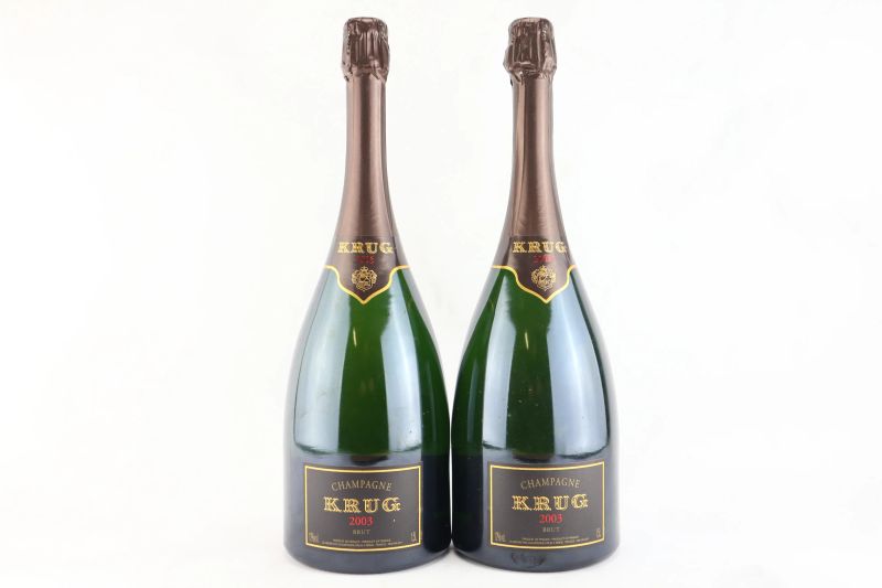 



Krug 2003  - Asta MATERIA - Vini Pregiati e da Collezione - Pandolfini Casa d'Aste