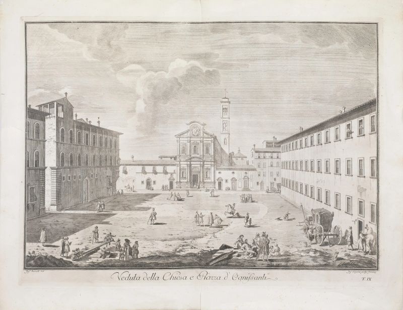      Giuseppe Papini da Giuseppe Zocchi   - Auction TIMED AUCTION | 16TH TO 19TH CENTURY DRAWINGS AND PRINTS - Pandolfini Casa d'Aste