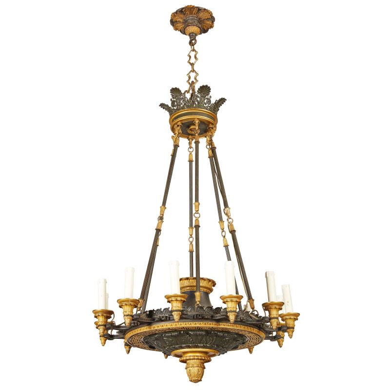 



A FRENCH CHANDELIER, FIRST HALF 19TH CENTURY  - Auction INTERNATIONAL FINE ART - Pandolfini Casa d'Aste
