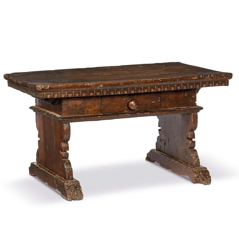 



MODELLO DI TAVOLO, TOSCANA, SECOLO XVII   - Asta ARREDI, OGGETTI D'ARTE E MAIOLICHE - Pandolfini Casa d'Aste