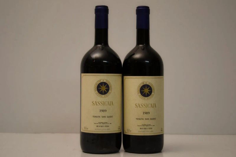Sassicaia Tenuta San Guido 1989  - Auction FINE WINES FROM IMPORTANT ITALIAN CELLARS - Pandolfini Casa d'Aste