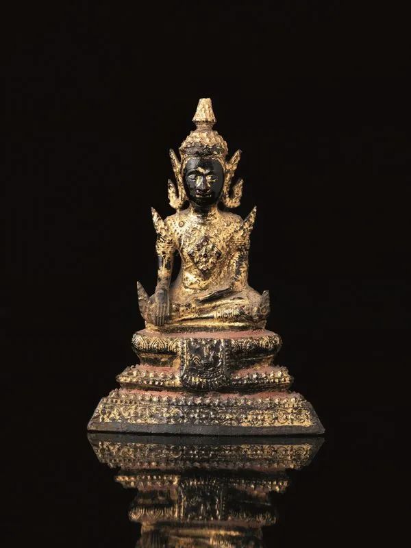 BUDDHA, THAILANDIA, SEC. XIX  - Asta Arte Orientale - Pandolfini Casa d'Aste