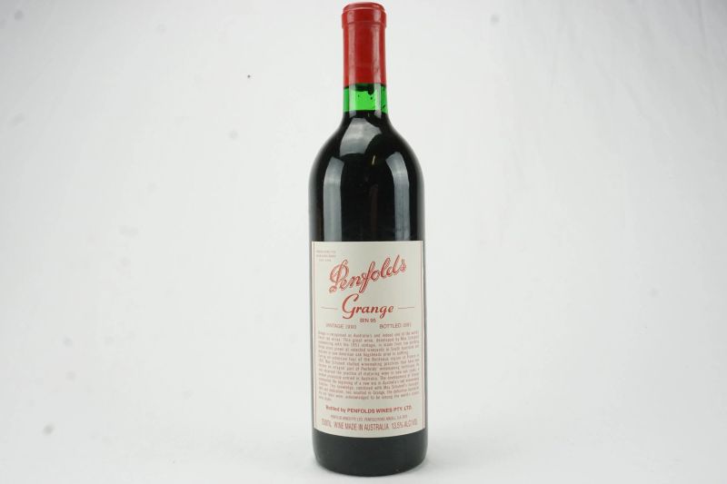      Grange Bin 95 Penfold&rsquo;s 1990   - Asta L'Arte del Collezionare - Vini italiani e francesi da cantine selezionate - Pandolfini Casa d'Aste