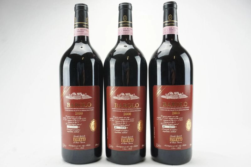      Barolo Falletto Le Rocche Riserva Etichetta Rossa Bruno Giacosa 2000   - Auction The Art of Collecting - Italian and French wines from selected cellars - Pandolfini Casa d'Aste