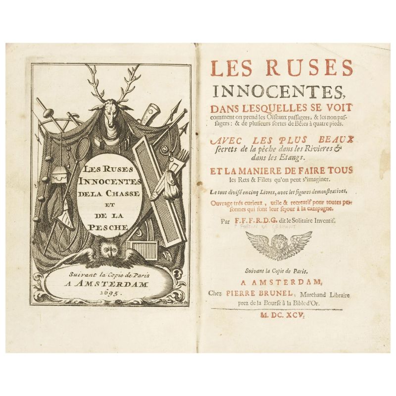 Fortin de Gramont, Francois. Les Ruses innocentes. Amsterdam, Brunel, 1695.  - Auction BOOKS, MANUSCRIPTS,  AUTOGRAPHS AND PRINTS - Pandolfini Casa d'Aste