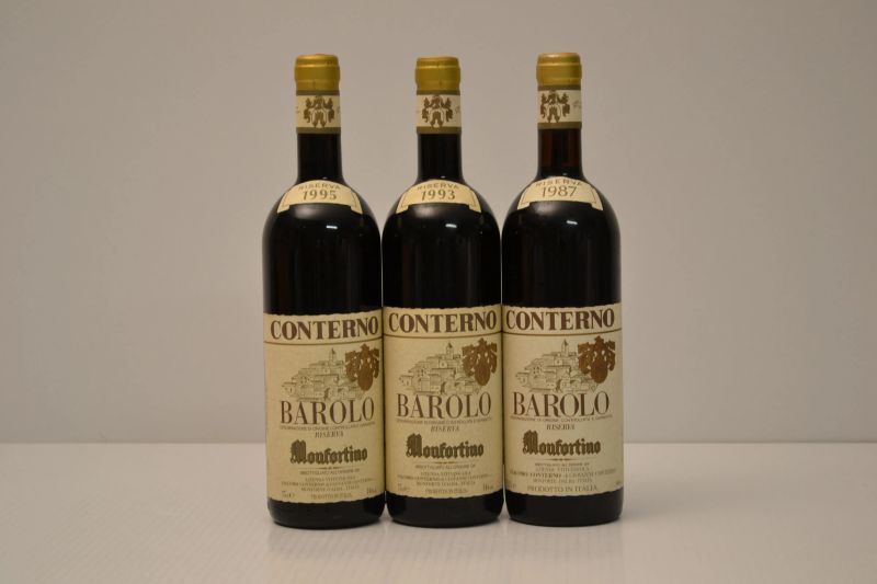 Barolo Monfortino Riserva Giacomo Conterno  - Auction An Extraordinary Selection of Finest Wines from Italian Cellars - Pandolfini Casa d'Aste