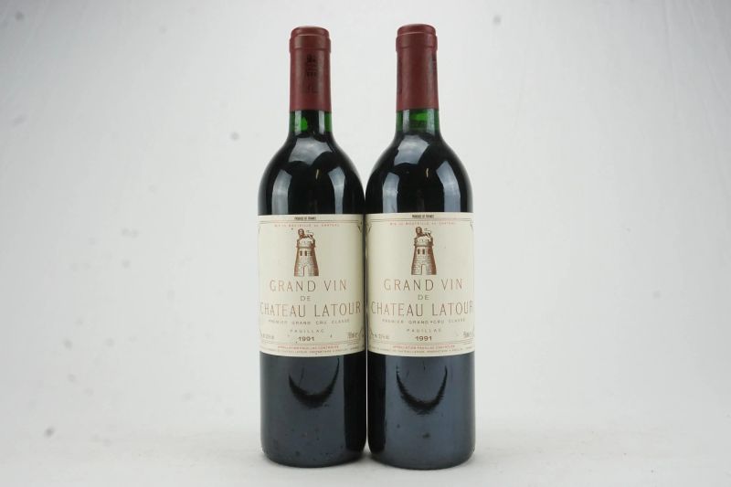      Ch&acirc;teau Latour 1991   - Auction The Art of Collecting - Italian and French wines from selected cellars - Pandolfini Casa d'Aste