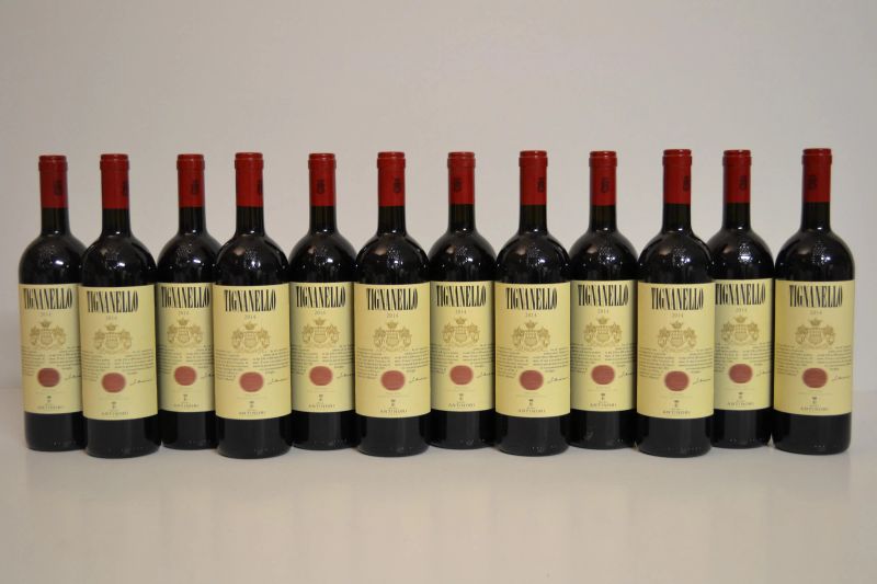 Tignanello Antinori 2014  - Asta Una Eccezionale Selezione di Vini e Distillati Internazionali da Collezioni Private - Pandolfini Casa d'Aste
