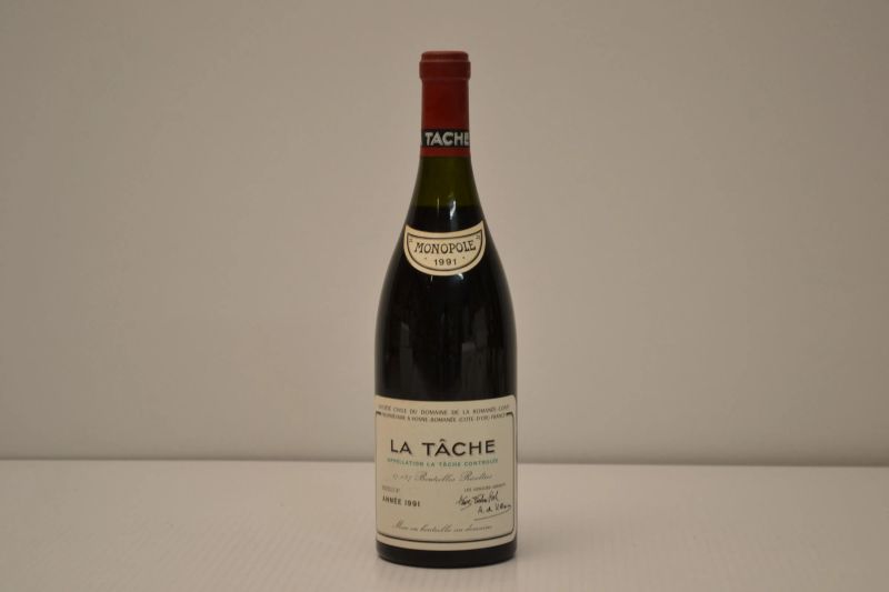 La Tache Domaine de la Romanee Conti 1991  - Auction An Extraordinary Selection of Finest Wines from Italian Cellars - Pandolfini Casa d'Aste