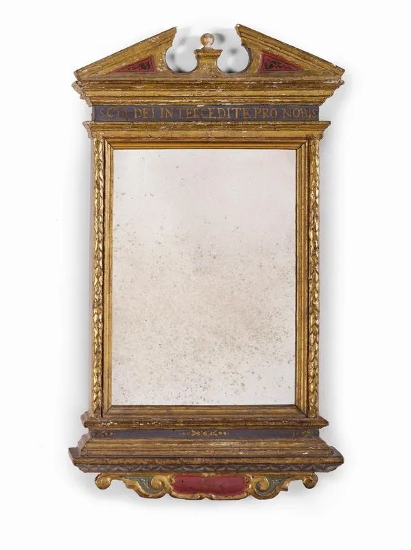 CORNICE A TEMPIETTO, FIRENZE, SECOLO XVI  - Auction Furniture and works of art - Pandolfini Casa d'Aste